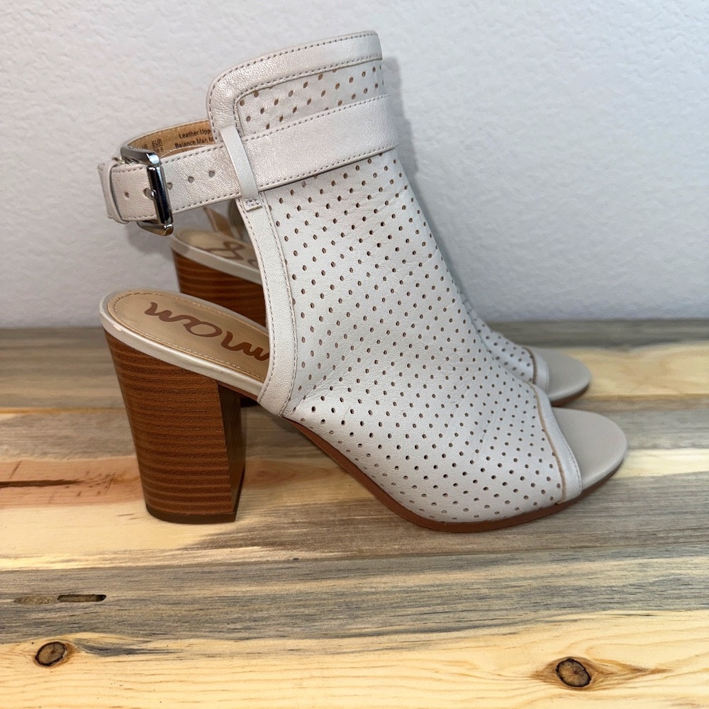 Sam Edelman Emmie Gray Mules Leather Size 9.5